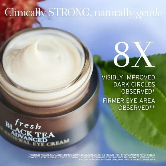 Fresh Black Tea Advanced Eye Cream Full Size .5oz NEW Sealed Jar - Picture 2 of 15